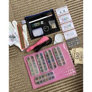 New Hotfix Applicator with 10000 Pcs Hot Fix Gems and Pearls, Bedazzler  Kit